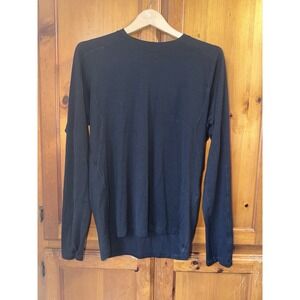 Patagonia Men's L Merino Wool Capilene Baselayer Long Sleeve Black Trail Hiking